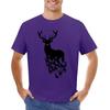 Rudolph the Red Nosed Reindeer Pattern T-shirt Tees Funnys Big and Tall T Shirts for Men