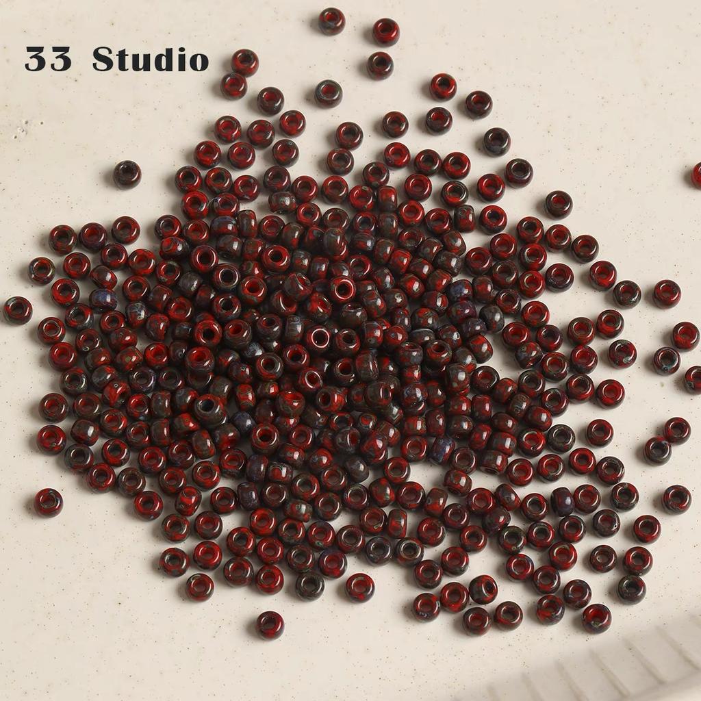 [Dunhuang] Imported Antique Rice Beads, Natural Stone Agate Beaded Bracelets, Necklaces, Beads Diy Accessories Materials