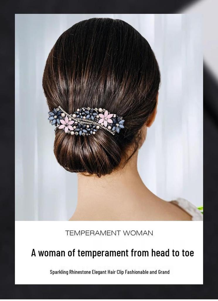 Elegant Japanese-Korean Large Hair Clip for Versatile Updos