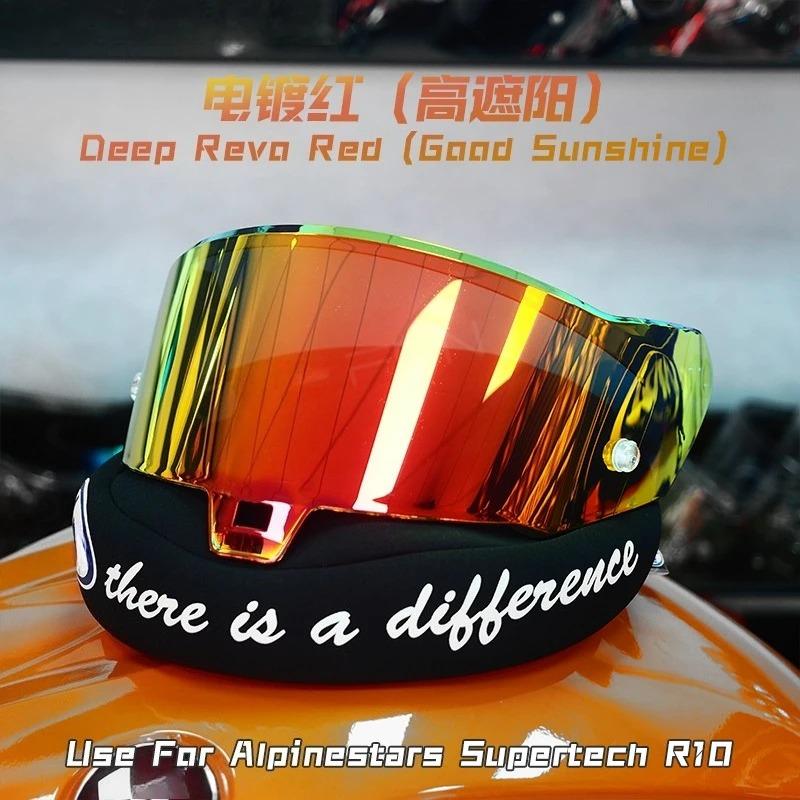 Motorradhelm Anti-UV PC Visierlinse für Alpinestars Supertech R10 Helm Visierlinse