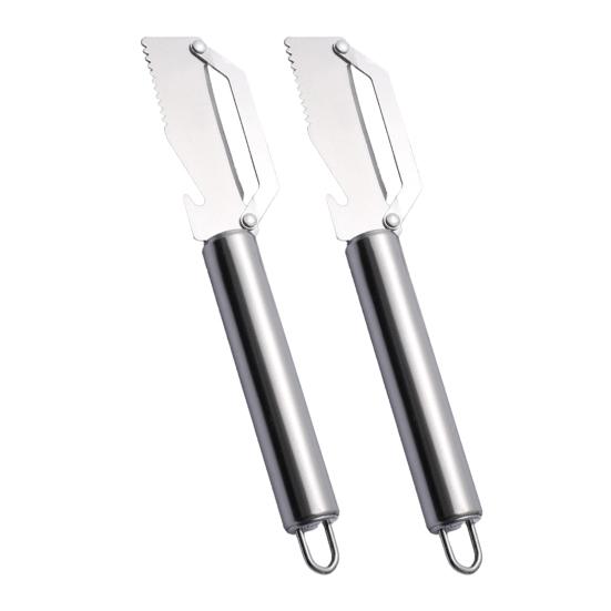 Fruit Vegetable Peeler Stainless Steel Potato Peeler with Bottle Opener Rust-Proof Dishwasher Safe Multi-Function Kitchen Tool for Thick Thin Skins