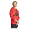 adidas Essentials Big Logo French Terry Hoodie Adjustable Hood Grey