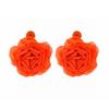 Exaggerated Three-dimensional Flower Hand Woven Personalized Fashionable Earrings with Niche Design for Women's Earrings