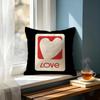 Text RRetro Hug Heart Text Cushion Cover Cushion Cover Set Pcs x x x Pillowcase Decorative Sofa Home Decor