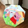 1PC Peppa Pig Umbrella-8-Rib Reinforced, Automatic Open, Lightweight & Durable, Cute Fashion Accessory for Outdoor-F2684