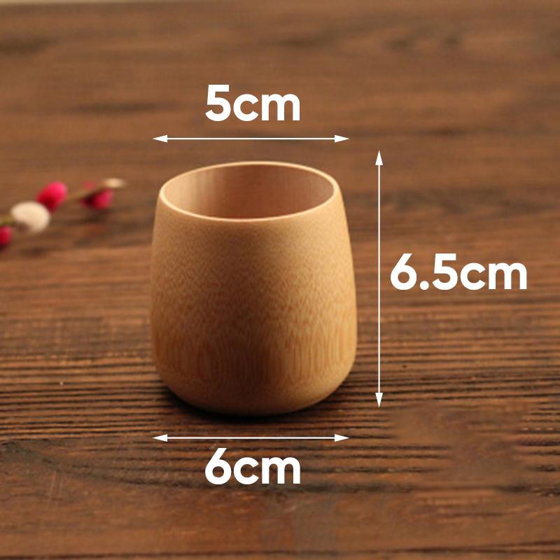 

Japan Style Natural Bamboo Carved Water Cup Teacup Tea Beer Coffee Juice Drinking Mugs For Kitchen Handmade Wooden Cup
