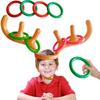 Inflatable Horn Reindeer Headband Throwing Hoop Suitable For Parties Christmas