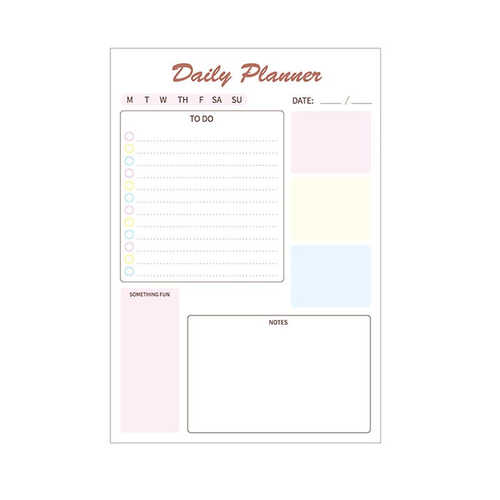 Undatierter Kalender, Doppelbändige Bindung, Persönlicher Akademischer Kalender, Terminkalender, To-Do-Liste, Aufgabenliste