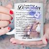 Daughter birthday gift christmas coffee cup novelty mug personalized ceramic cup