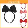 Childrens Hairband With Handmade Red Butterfly Knot For Party And Performance Use