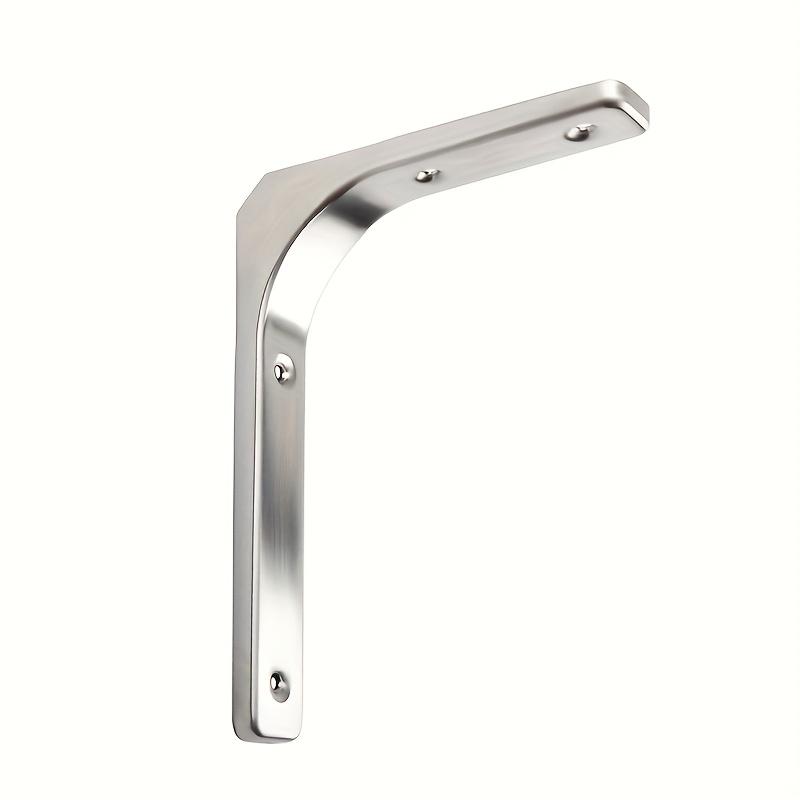 Vysoce odolné nerezové L-profily - Nástěnné, včetně šroubů, Montážní profily s pravým úhlem