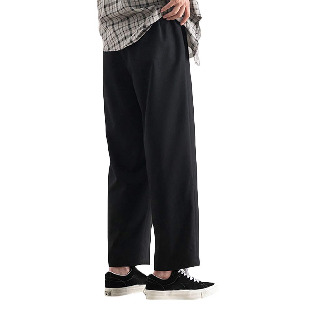 Weite lange große Herbsthose [FOMANSH], Herrenhose, Hose, gesäumt, gerade, schlicht, lässig, Größe, Sommer,