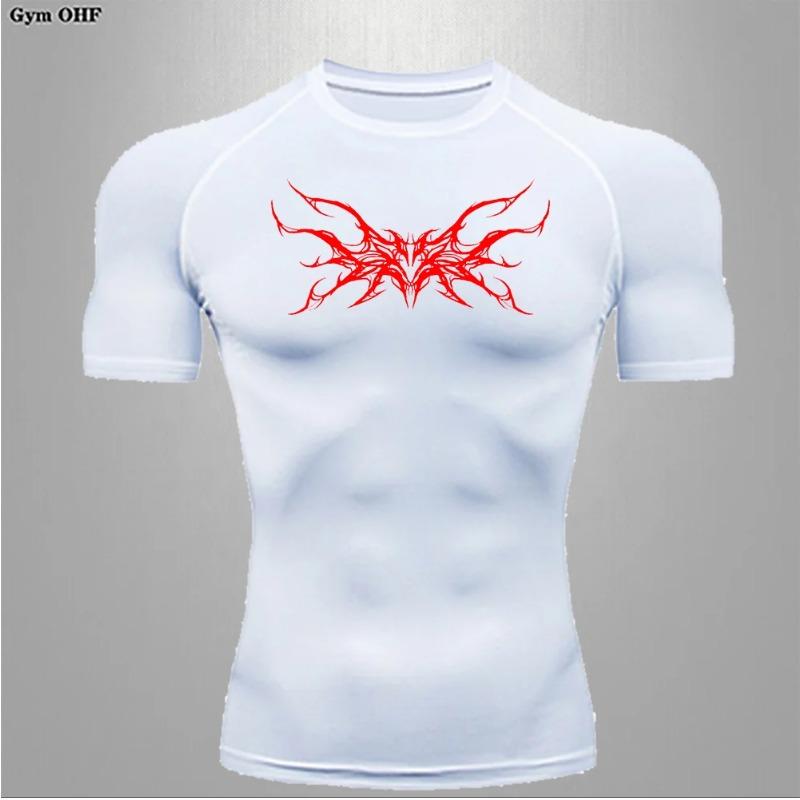 Man Compression T Shirt Gym Fitness Training Running Quick Drying Sports Shirt Summer Shaping Slimming Comfortable Men T Shirts