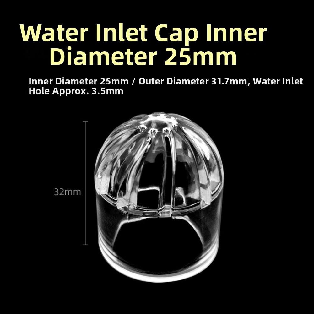 Transparent Aquarium Drain Pipe Cap Breathable Fish Tank Filter Strainer Cap  Aquarium Filtration