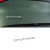 3D ABS Car Styling SPORTAGE Letter Logo Sticker Rear Bumper Tail Door Trunk Decal Auto Rear Emblem Decoration Accessories