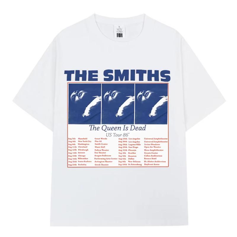 The Smiths The Queen Is Dead Maglietta Anni '80 Indie Morrissey Maglietta Oversize Vintage Punk Rock Band Magliette Streetwear Unisex