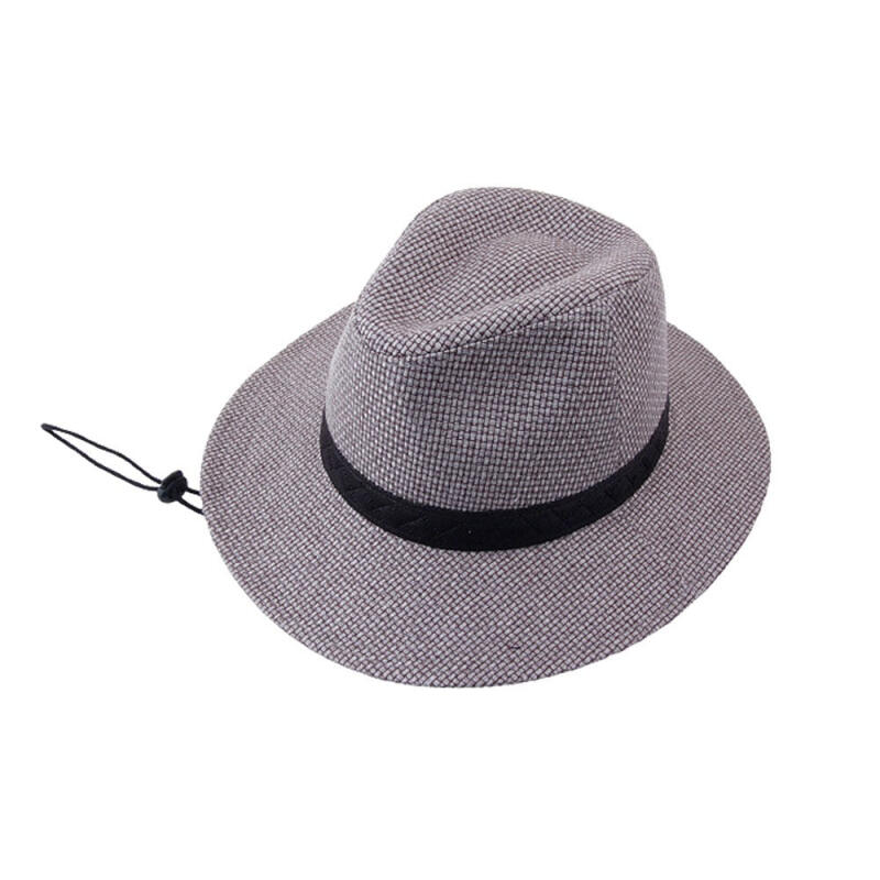 

Большая мужская шляпа-панама оверсайз с широкими полями и подбородочным ремешком XL (62cm)