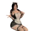 Sex lingerie sexy pure desire maid outfit passion seduction cosplay free tease uniform high elastic cloth