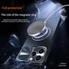 Original Magsafe Magnetic Phone Case For iPhone 17 Air 16 15 14 13 Pro Max Glass Nano Crystal Lens Wireless Charge Cover