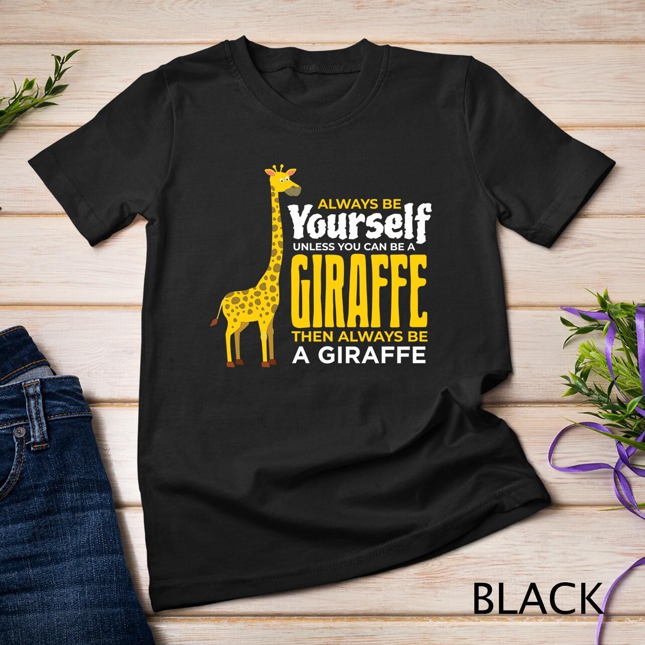 Giraffes Funny Cute Giraffe Lovers Gift Unisex T-Shirt Mens Womens Tees Top S