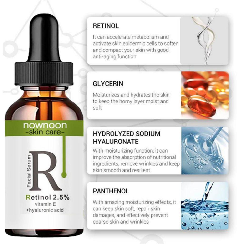 Retinol Firming Essence, Firming and Lifting Essence, Softening Skin, Improving Elasticity, Smoothing Wrinkles, Female Skin Care Essential Oil