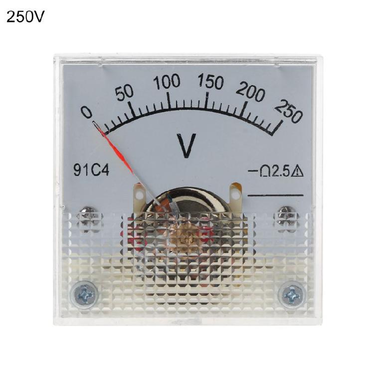 DC Analog Panel Voltage Gauge Volt Meter 91C1 2.5% Error Margin 10 Styles Ga