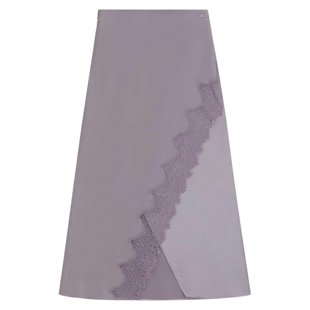 BOSS Womens/Ladies Lace Trim Satin Maxi Skirt