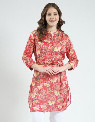 Women's Printed Round Neck Tunic