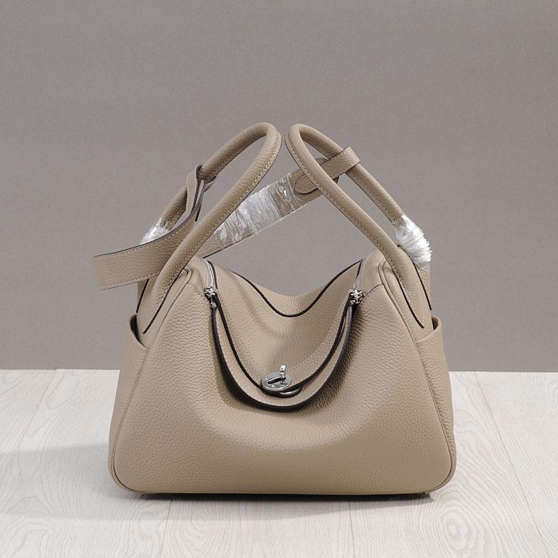 Módní taška Nová taška na léky Taška Lindi Vysoce kvalitní Vrchní vrstva Hovězí kůže Kabelka přes rameno Pravá kůže Dámská taška Explozivní