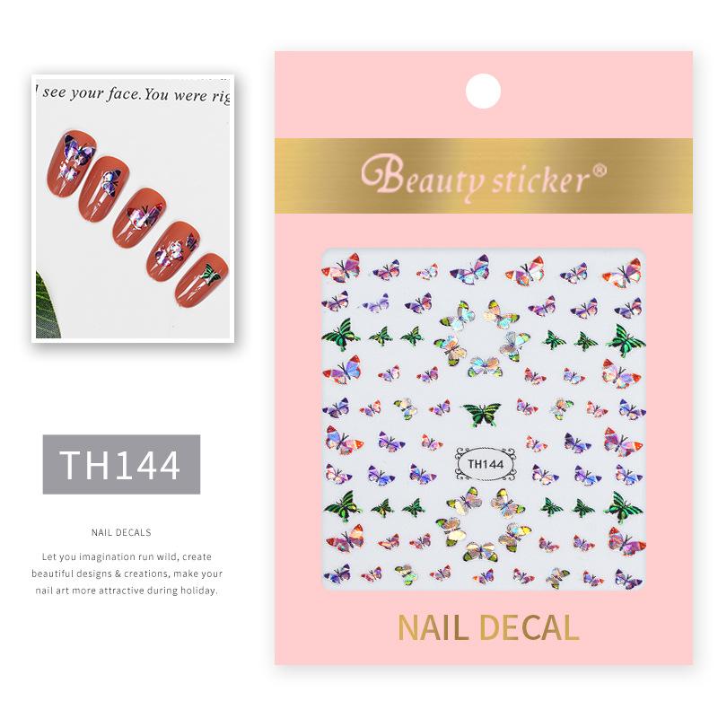 New Year Nail Art Stickers Bronzing Year of the Dragon Chinese Style Mahjong Cartoon Nail Stickers Decoration