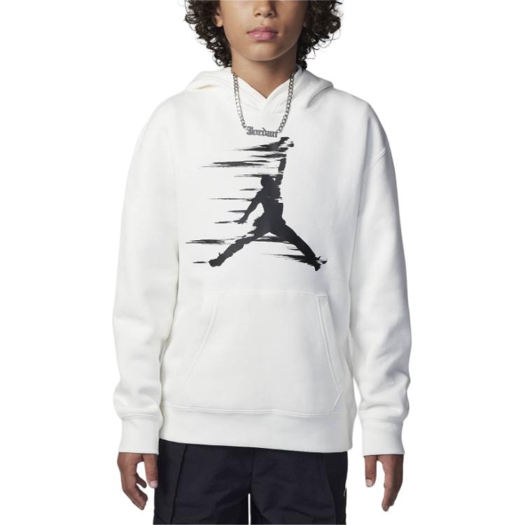 

Jordan MJ Flight MVP Hoodie Удобный пуловер с длинным рукавом Толстовка Детские толстовки Sail HQ7074-133 L