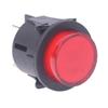 Roter Drucktaster mit Licht 4 Pins Touch-Netzschalter 16A 250V Elektrischer runder Wippschalter 28*23.2Mm Ps18-16-2