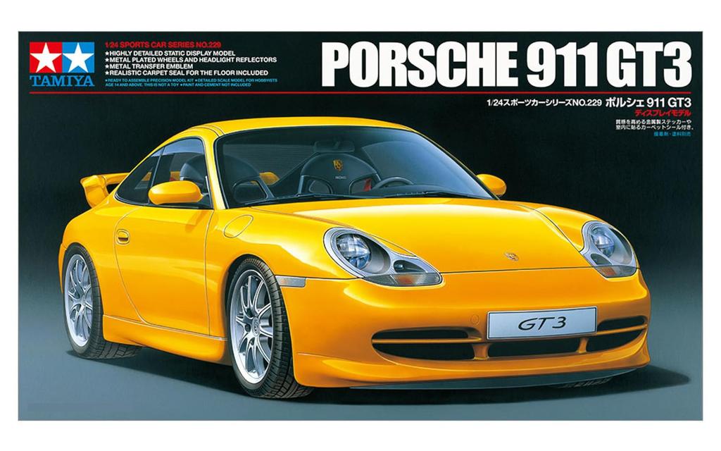 Tamiya Sports Car Series 229 Porsche 911 GT3 Plastic Model Kit 24229 1/24 No.