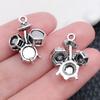 Vintage Music Instrument Charms Alloy Pendant DIY Bracelet Necklace Keychain Craft Jewelry Supplies