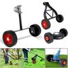 Lawn Mower Support Wheel Adjustable 26 To 28 Mm Lawn Mower Brush Cutter Auxiliary Wheel Garden Tools Accessories