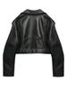 European & American Retro Washed Faux Leather Lapel Motorcycle Jacket - Bestseller 2025
