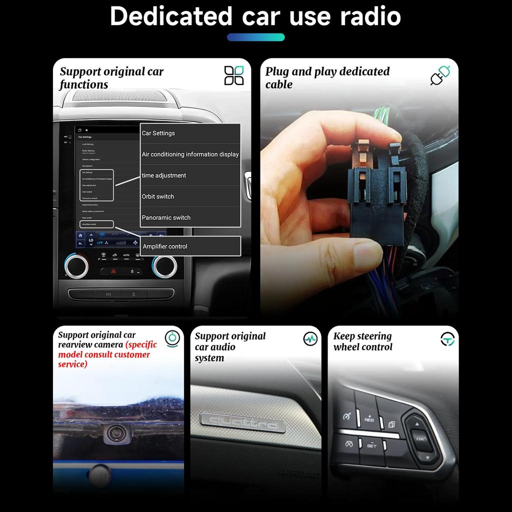 9.7"For Toyota RAV4 Rav4 2005-2013 Car Radio Multimedia Navigation 4G GPS Multimedia Wireless Carplay  Android 14  Screen Stereo