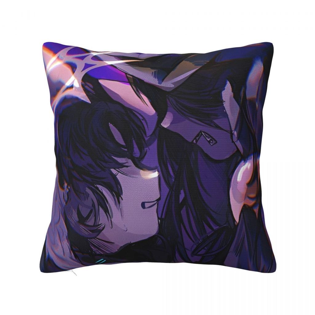 Azuretime Anime Pillow Cases Azure Two Time Game Cushion Cover Custom Polyester Decorative Pillowcase For Bed 18"