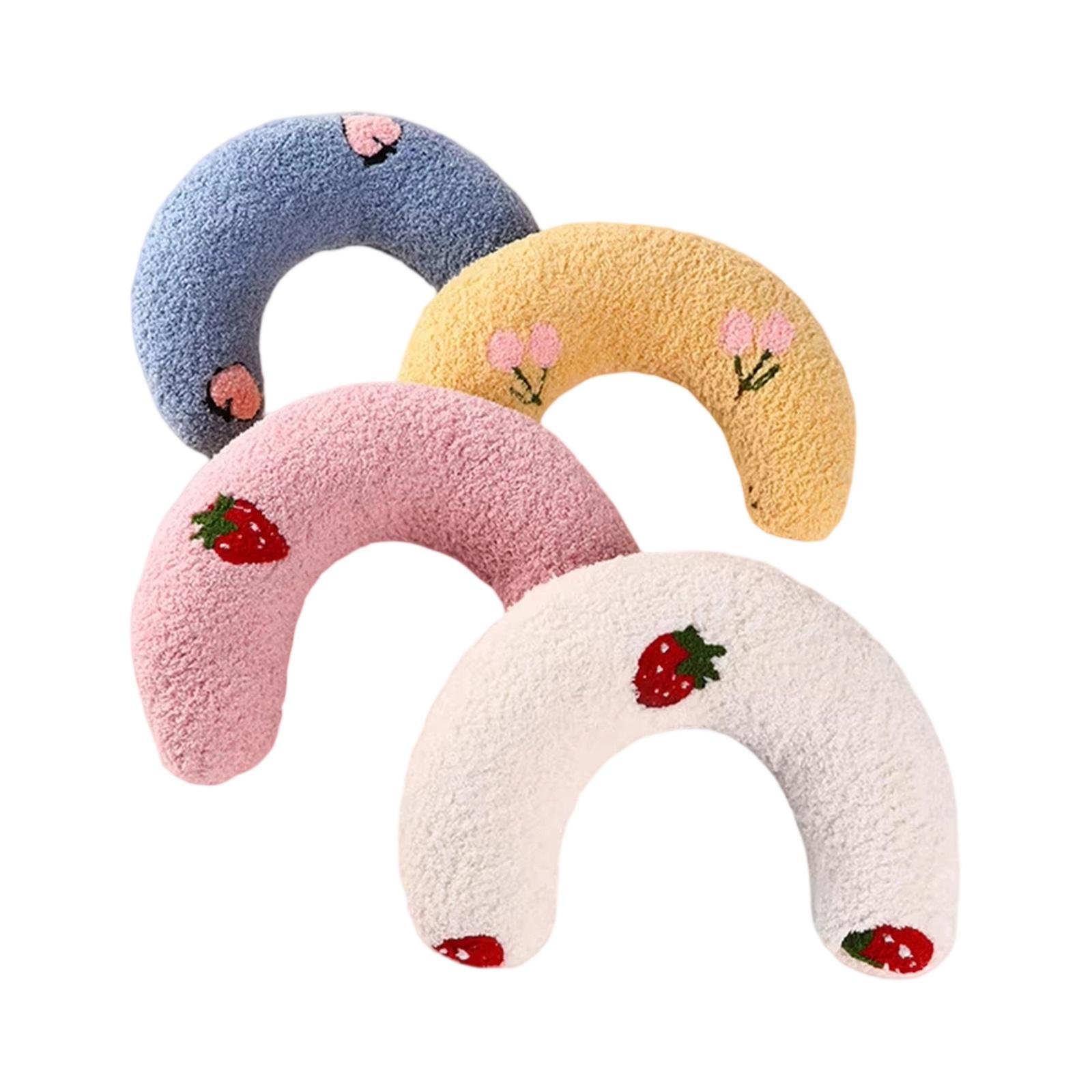 

Calming Pet U-Shaped Pillow Blanket Set for Dogs Cats Sleeping Bed one size