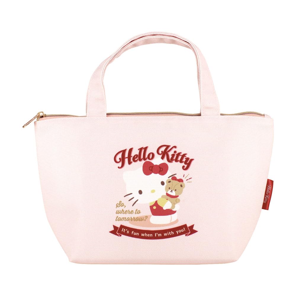 

Заводская холщовая термосумка для ланча с персонажами Sanrio и значком H180 x W315 x Логотип T s/Hello Kitty, D130 мм, SR-5535834KT