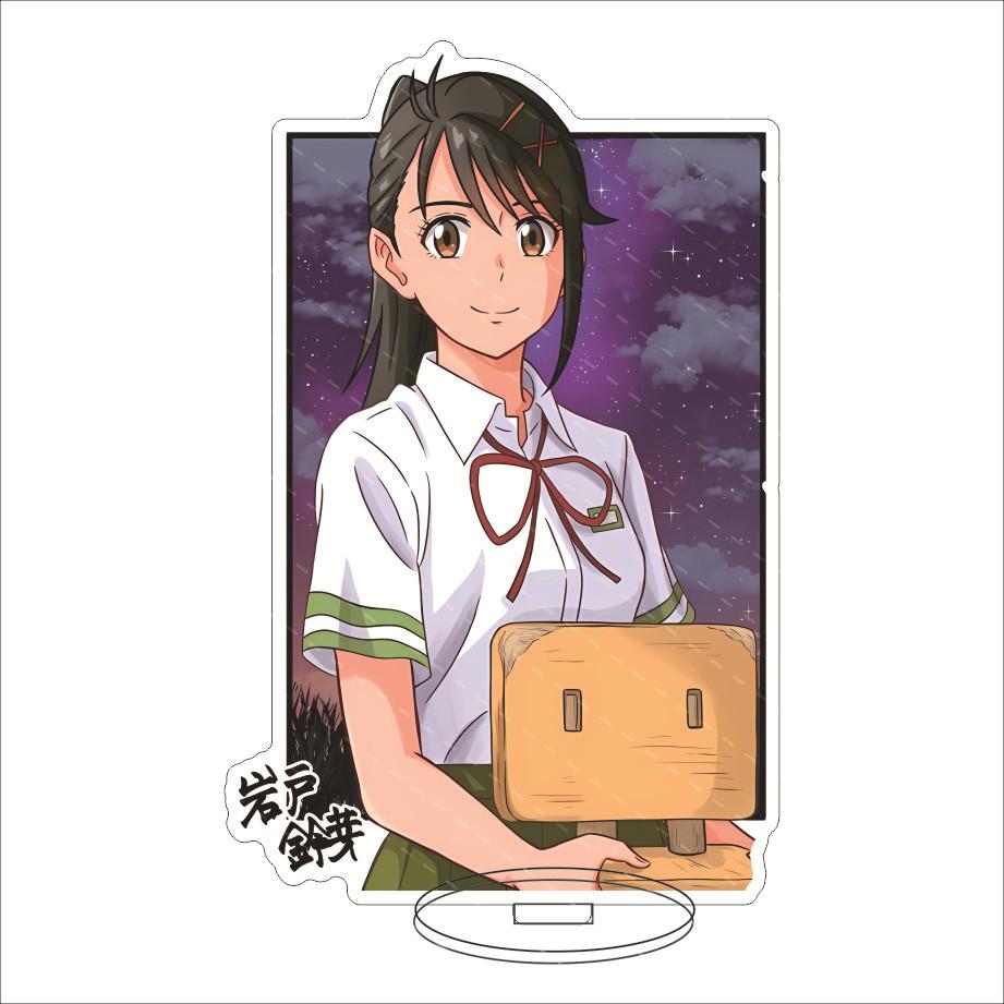 Anime Suzumeno Tojimari Suzume Movie Acrylic Stand Model Plate Decoration Desk Figure Display Girl Gift Artist Products Standee