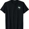 Left Chest Logo Graphic T-Shirt T-Shirt,100% Cotton