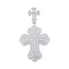 Temu Hot Sale Inlaid Diamond Cross Pendant Hiphop Punk Street Cool Hip Hop Fashion Accessories