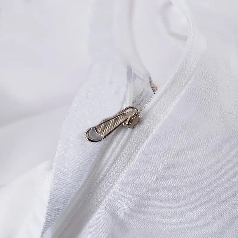 Eyelash Pattern Digital Printing Duvet Cover Set Bedding