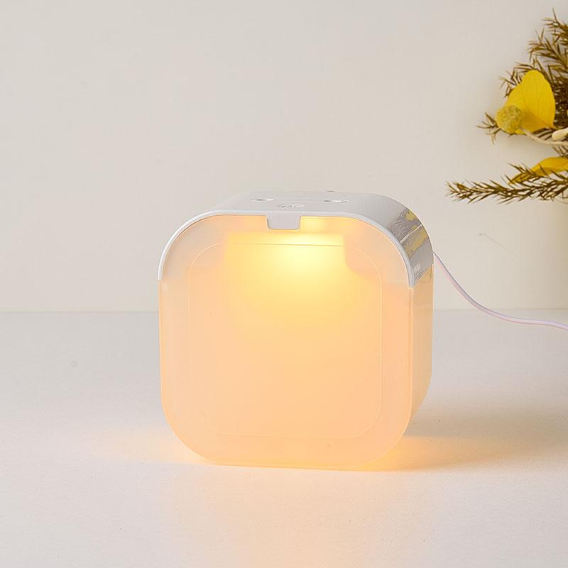 Double spray humidifier with water shortage automatic power-off touch sensing bedroom home use colorful light humidifier