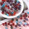 50 Stück/Los 10mm Glas Blumen Wasserwellen Perlen Abstandshalter Lose Perlen für DIY Handgemachte Armband Halskette Herstellung Zubehör