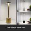 Minimalist I-shaped LED Table Lamp - Rechargeable Touch Metal Design for a Japanese Ambiance