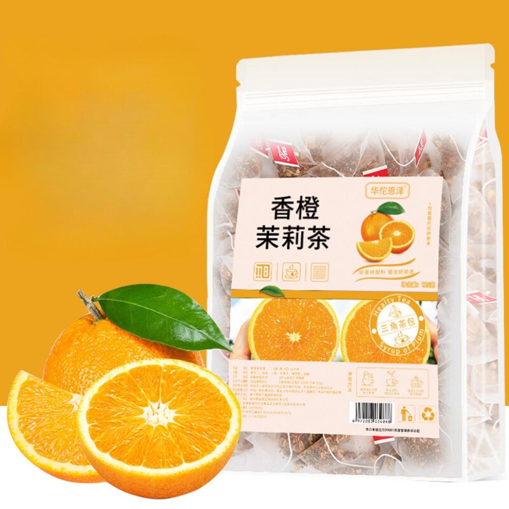 Jasmine Orange Herbal Tea 125g 25 Bags Detox Boost Energy Drink for Adults 01