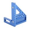 Riglă de măsurare cu mai multe unghiuri din aliaj de aluminiu Prelucrarea lemnului DIY Mitra triunghi-riglă Utilitate Scribând