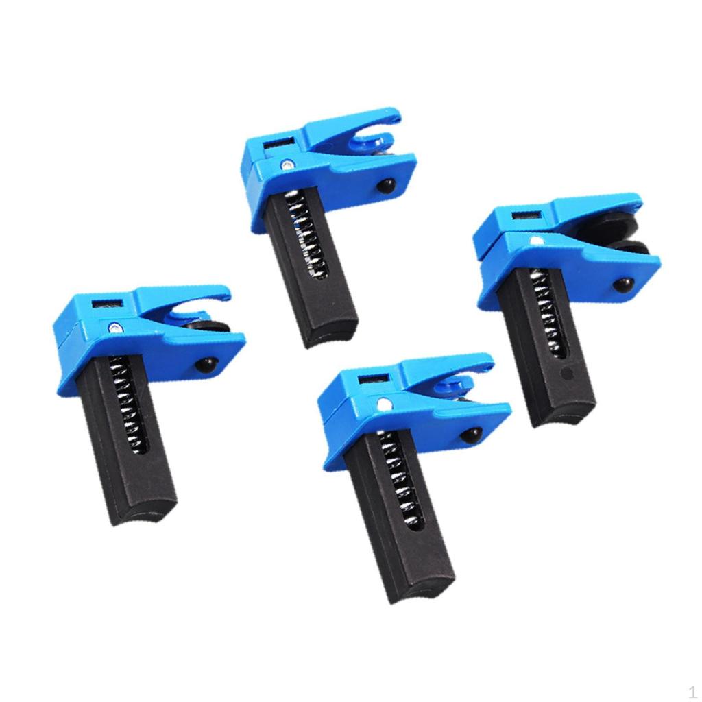 4 Pieces Auto Line Clamps 3/8” 5/16” 1/2” Automobile Brake Nozzle Clips Stopper for